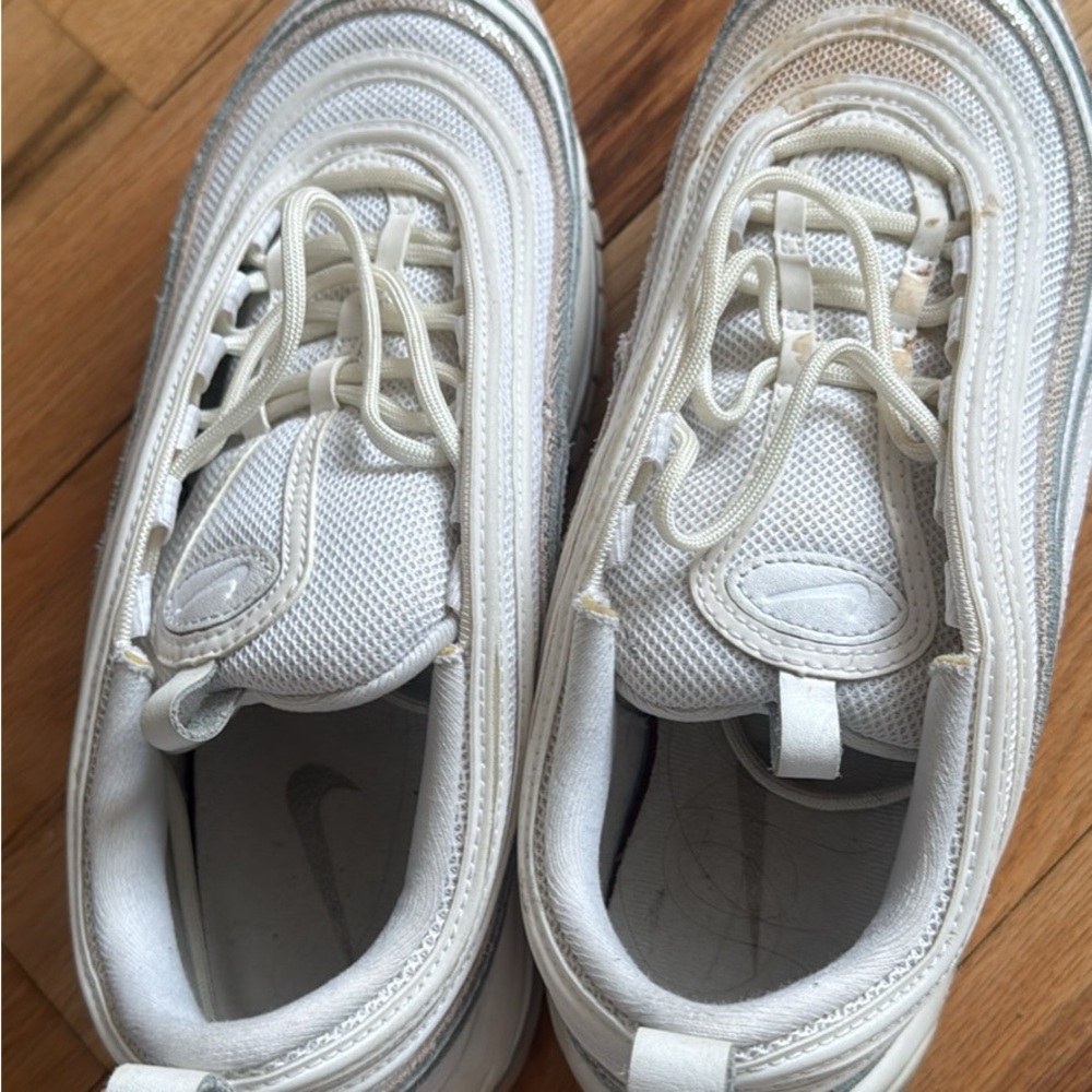 Nike White and Gray Athletic Shoes